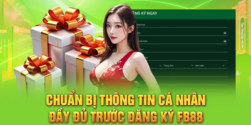 Chuẩn bị thông tin cá nhân đầy đủ trước đăng ký FB88