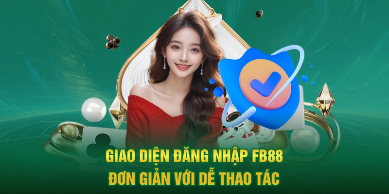 Giao diện đăng nhập FB88 đơn giản với dễ thao tác