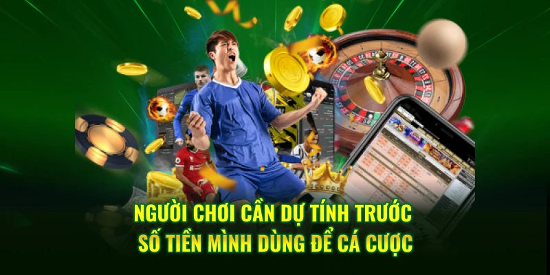 Người chơi cần dự tính trước số tiền mình dùng để cá cược