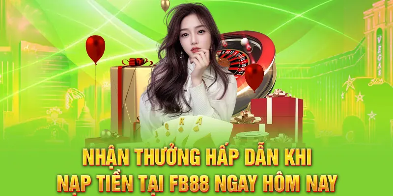 Nhận thưởng hấp dẫn khi nạp tiền tại FB88 ngay hôm nay